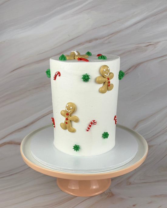 Christmas Gingerbread Man Cake - Flour Lane