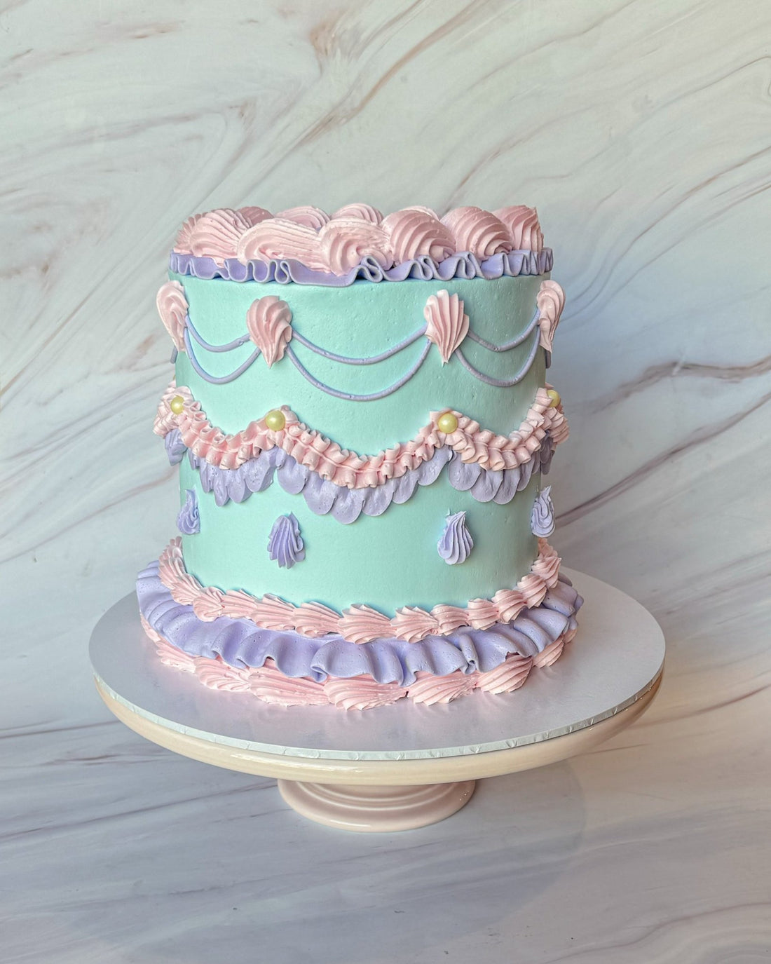 Mermaidia Vintage Cake - Flour Lane