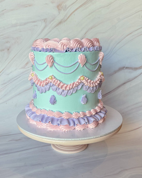 Mermaidia Vintage Cake - Flour Lane