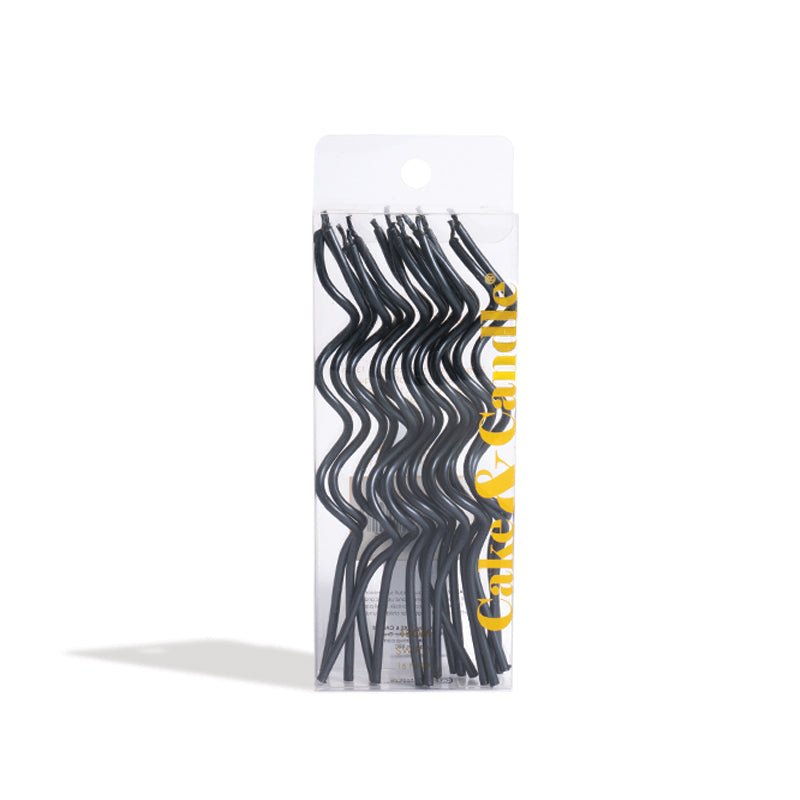 Swirly Candles Black - Flour Lane