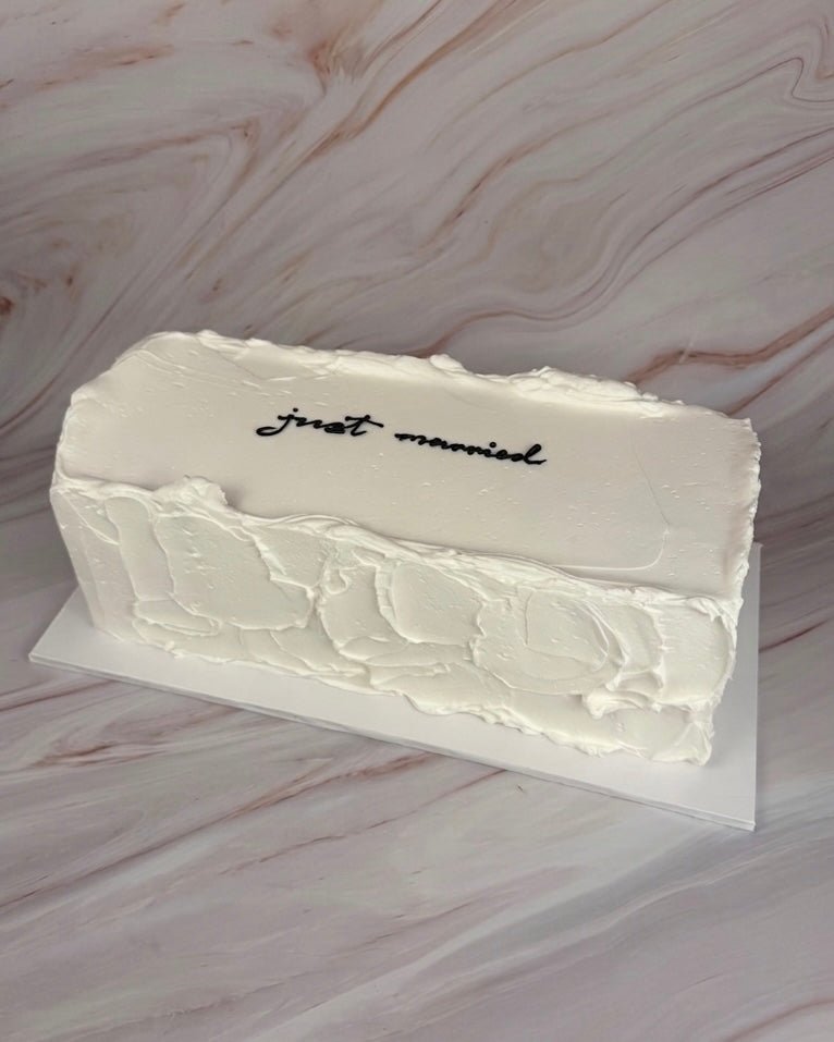 Waves Long Rectangular Cake - Flour Lane