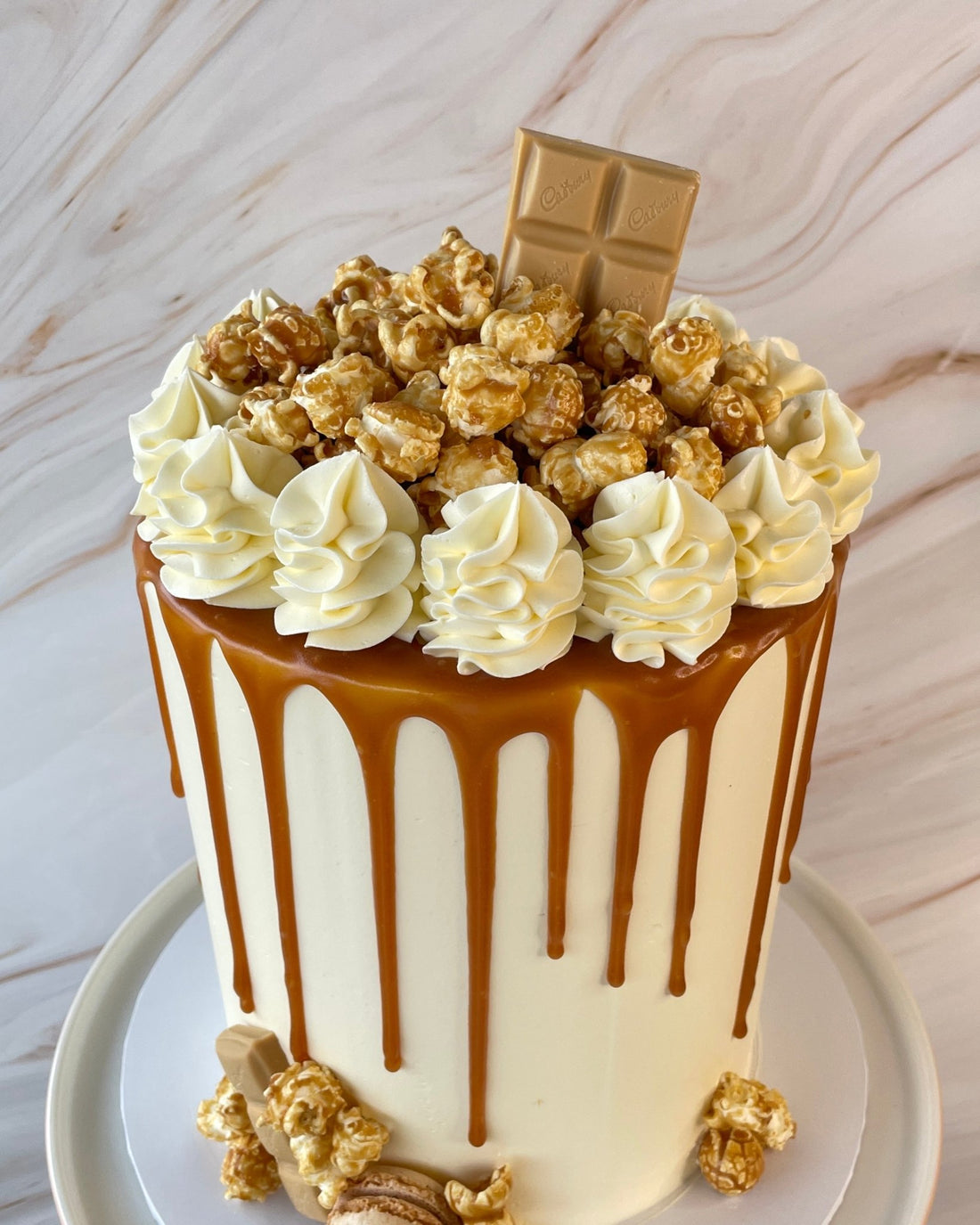 Caramel Popfetti Cake - Flour Lane