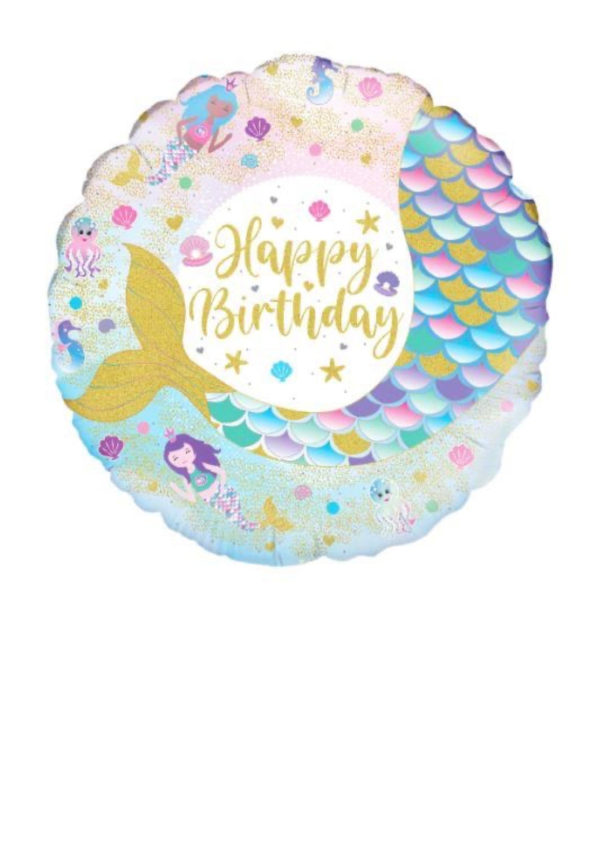 Mermaid Birthday Balloon - Flour Lane