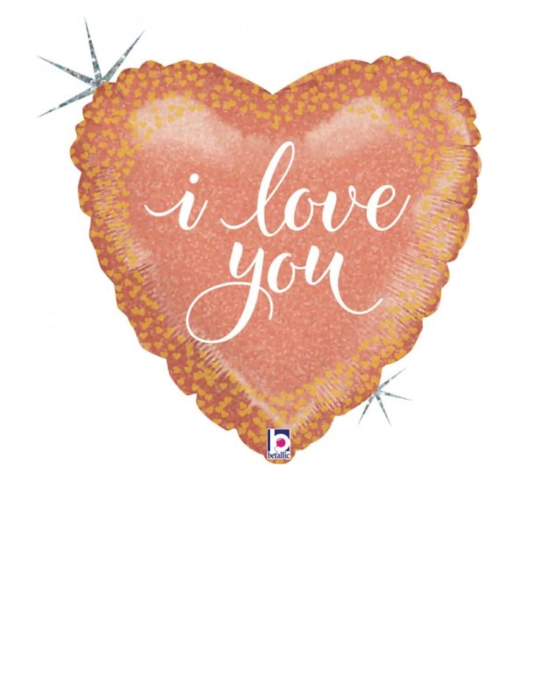 Rose Gold Love Balloon - Flour Lane