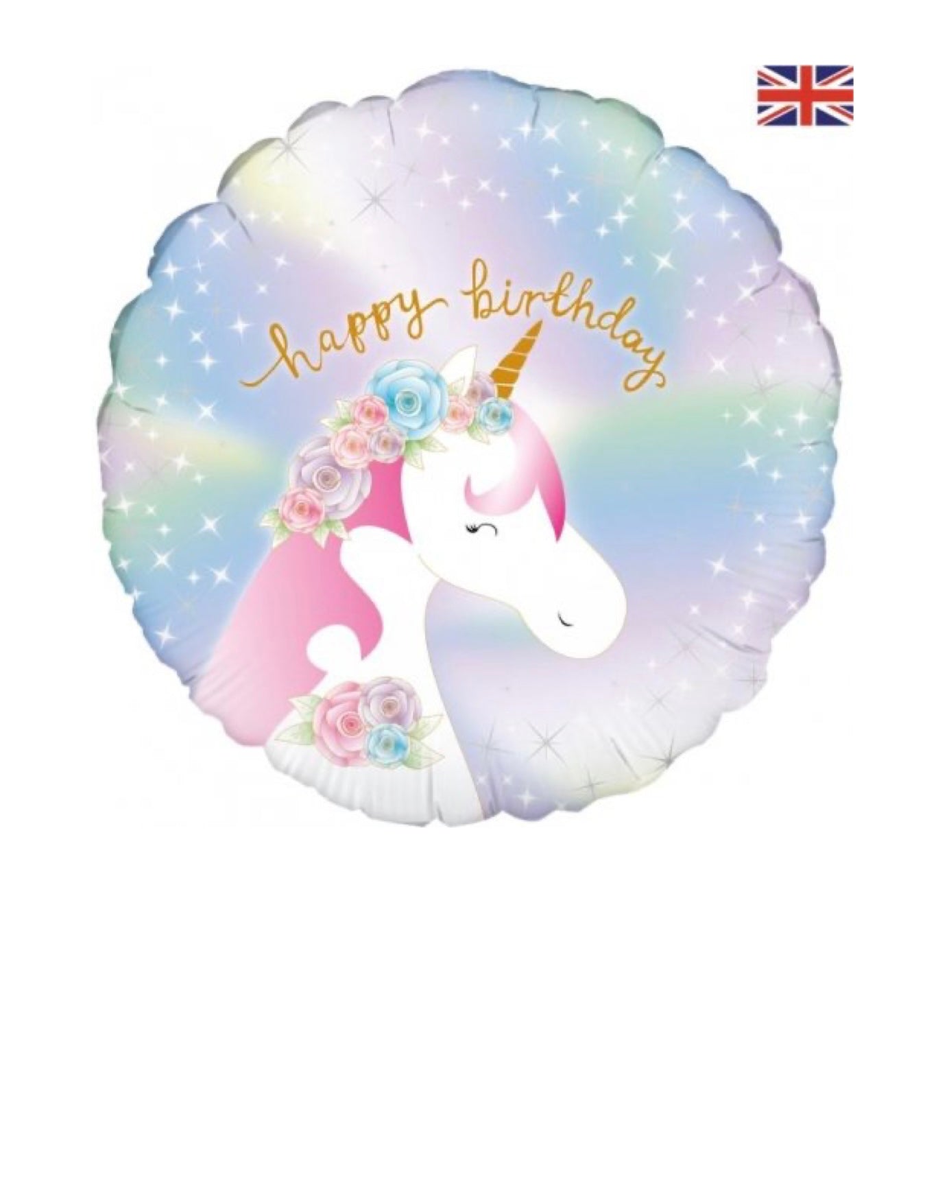 Unicorn Birthday Balloon - Flour Lane