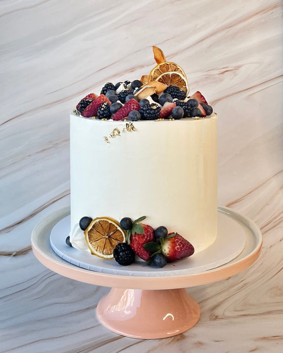 Vanilla Fruity Cake - Flour Lane